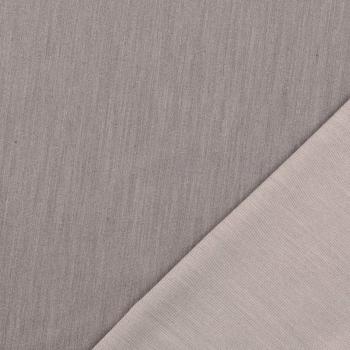 Stretch Twill, uni, grau